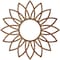 Ekena Millwork Daisy Wood Fretwork Pierced Ceiling Medallion, Walnut, 36"OD x 13 7/8"ID x 1/4"T CMWP36X36X0250DAWA - alternate 5